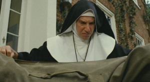 ... by a strict senior nun named Mother Mengele, played...by Larry David