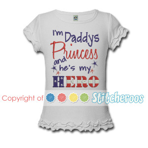 Daddys Princess Military shirt