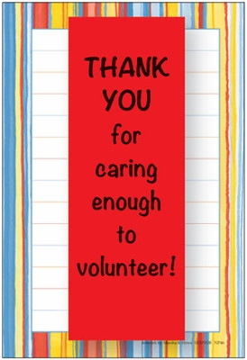 NP46V - Stripes Volunteer Notepad