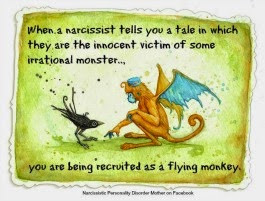 ... Mother Recruiting Flying Monkeys by Playing the Victim Quote by Gail