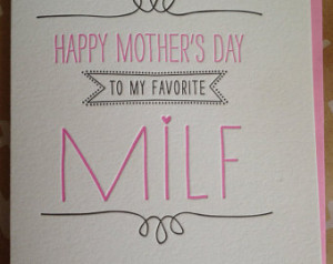 , Mother's Day card fo r Wife or Girlfriend or Friend... Funny Mother ...