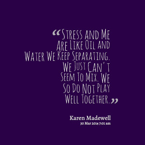 Drama Facebook Quotes Quotes picture: stress and