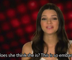 kendall jenner quote about bitch bitchy embarrassing gif