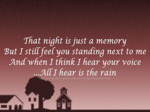 Rain - Alanis Morissette Song Lyric Quote in Text Image