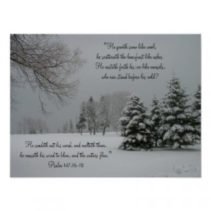 winter landscape scripture