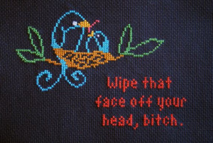 ... -face-off-your-head-bitch-Parker Posey quote from Dazed and Confused