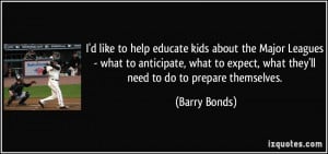 More Barry Bonds Quotes