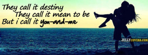 cute couple quote facebook cover