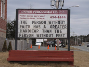 Why Do Churches Even Bother Putting Up Signs…?