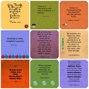 Free printable Thanksgiving Quotes for #scrapbooks, cardmaking and ...