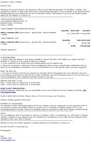 Sample documentation templates