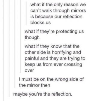 The Mirror Theory - writing prompt