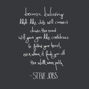 Steve Jobs motivational quote
