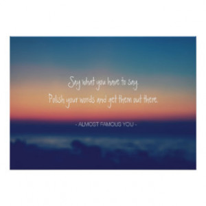 Create Your Own Quote Lake Sunset Poster
