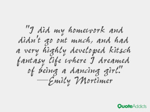 Emily Mortimer Quotes