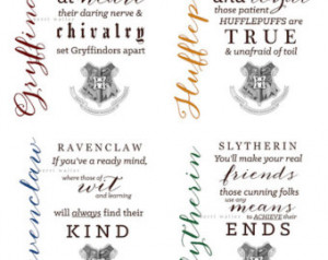 RAVENCLAW - Harry Potter Sorting Hat Quotes Collection - 8.5 x 11 ...