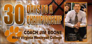 Coach Jim Boone: Today I'm giving our blog space to our new assistant ...