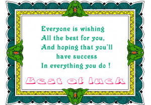 Best of Luck Quotes