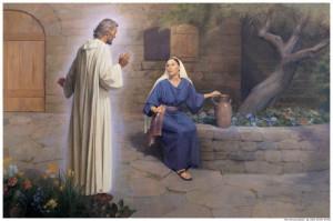 The Angel Gabriel appears to Mary mormon
