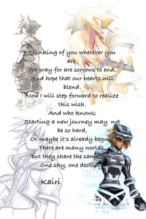 Kingdom Hearts Kairi Quotes