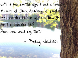 Percy Jackson Quote #1 by MoonlightMistress1