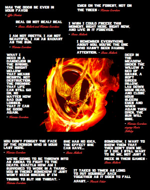 The Hunger Games Quotes Fan Art