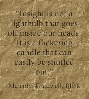 Malcolm Gladwell nails it.