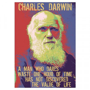 Charles Darwin: God Creation Poster
