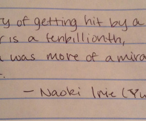 Naoki Irie's quote in Mischievous Kiss-Love in Tokyo