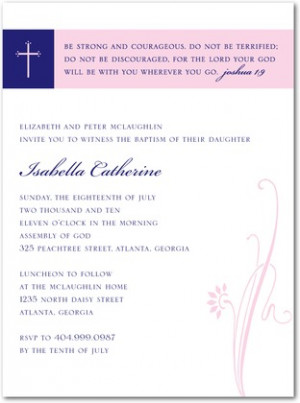 Bible Quotes For Baptism Cards