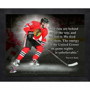 ... Kane Chicago Blackhawks 16x20 Black Wood Framed Pro Quotes Photo #2