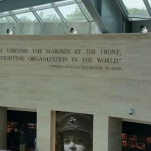 ... Museum of the Marine Corps Photo: Quote from General Douglas MacArthur