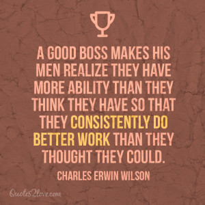 Quotes About Good Bosses