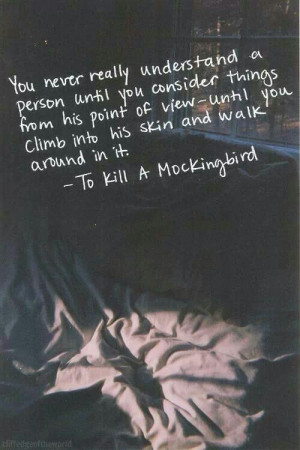 Quote from To Kill A Mockingbird