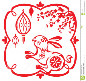 Chinese Paper Cutting Vector