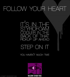 Follow Your Heart - Welcome To Night Vale fan art by Llyzabeth