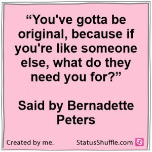 Monday Musings: Status Shuffle Quotes