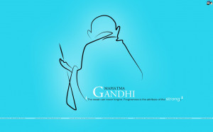 ... caption: SMILE: Mahathma Gandhiji __ THERE IS NO GOD HIGHER THEN TRUTH