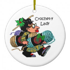 Crochet-y Lady Christmas Ornament by JLBurgar_1