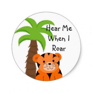 Hear Me When I Roar Sticker
