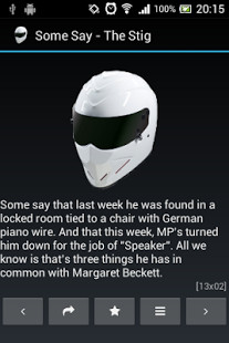 description some say the stig is an app that delivers the stig quotes ...