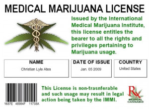 Medical Marijuana License Image