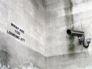 banksy, black and white, funny, graffiti, messages, quotes