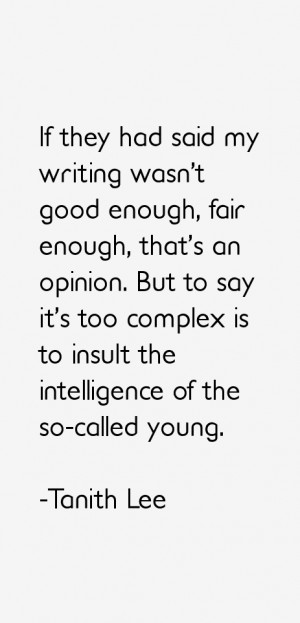 View All Tanith Lee Quotes