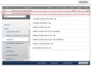 Add a Note to a TruckLabor Quote