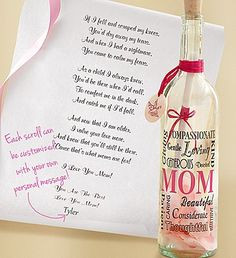 ... your # mom a touching message in a bottle this # mothersday $ 44 99
