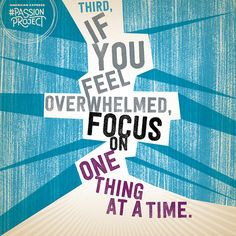 focus on one thing at a time | #study #motivation More