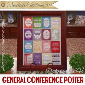 LDS General Conference Quotes Poster: April 2014 Sessions, free ...