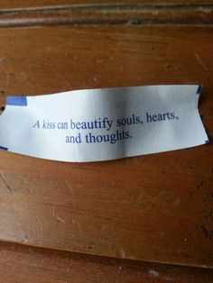 ... fortune cookie quote I've ever got. Yummy yumm Chinese food :) More