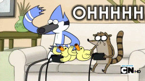 ... television cartoon network regular show mordecai rigby Un Show Más